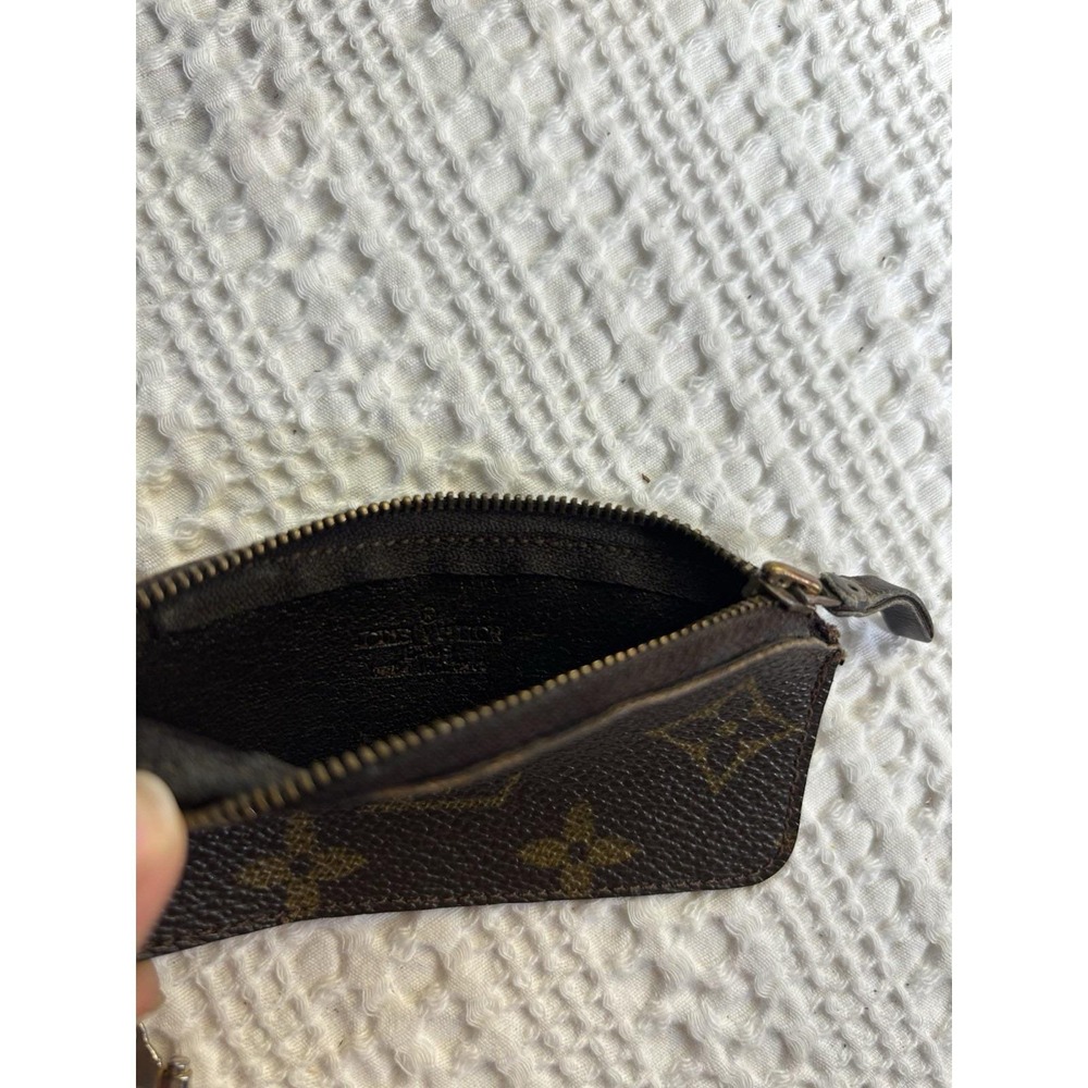 Louis Vuitton Monogram Cles Key Pouch Brown Canvas‎ Coin Purse 881 ET - Picture 6 of 7